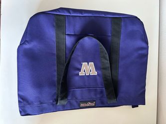 JanSport Purple Duffel Bag with W Logo