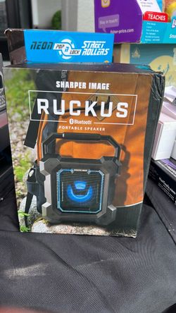 Sharper Image Ruckus Bluetooth Portable Speaker