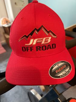 NEW Red JFB Off Road Flexfit Baseball Style Hat Cap