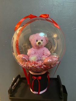 Stuffed balloons with accessories inside