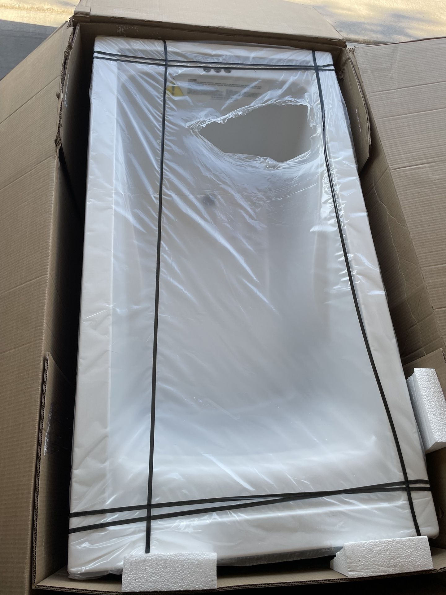 American Standard 2422V002.020 Evolution Acrylic 60-Inch X 32-Inch Drop-In Deep Soak Bathing Pool, Gal, White