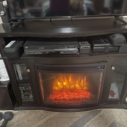 Large TV stand Electric Fireplace Heater $150