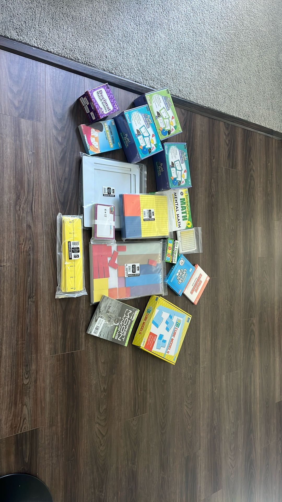 EAI Education Third , Fourth, Fifth Grade Math Games , Manipulatives, Hands On Materials - All Brand New ! Not Opened !