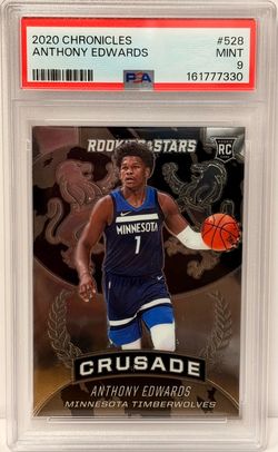 Anthony Edwards 2020 Chronicles Crusade #528 RC PSA 9