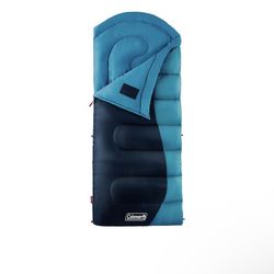 Coleman Montauk 40°F Big and Tall Sleeping Bag, Deep Ocean