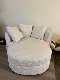 Holley oversized fabric accent chair storage ottoman included.
