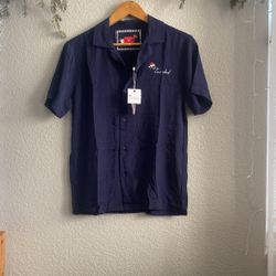 Denim & Flower Button Up 