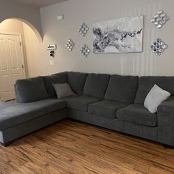 Sectional Grey Couch For Sale Original Price 600