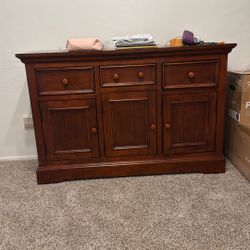 Brown Tv Stand Or Office Use 