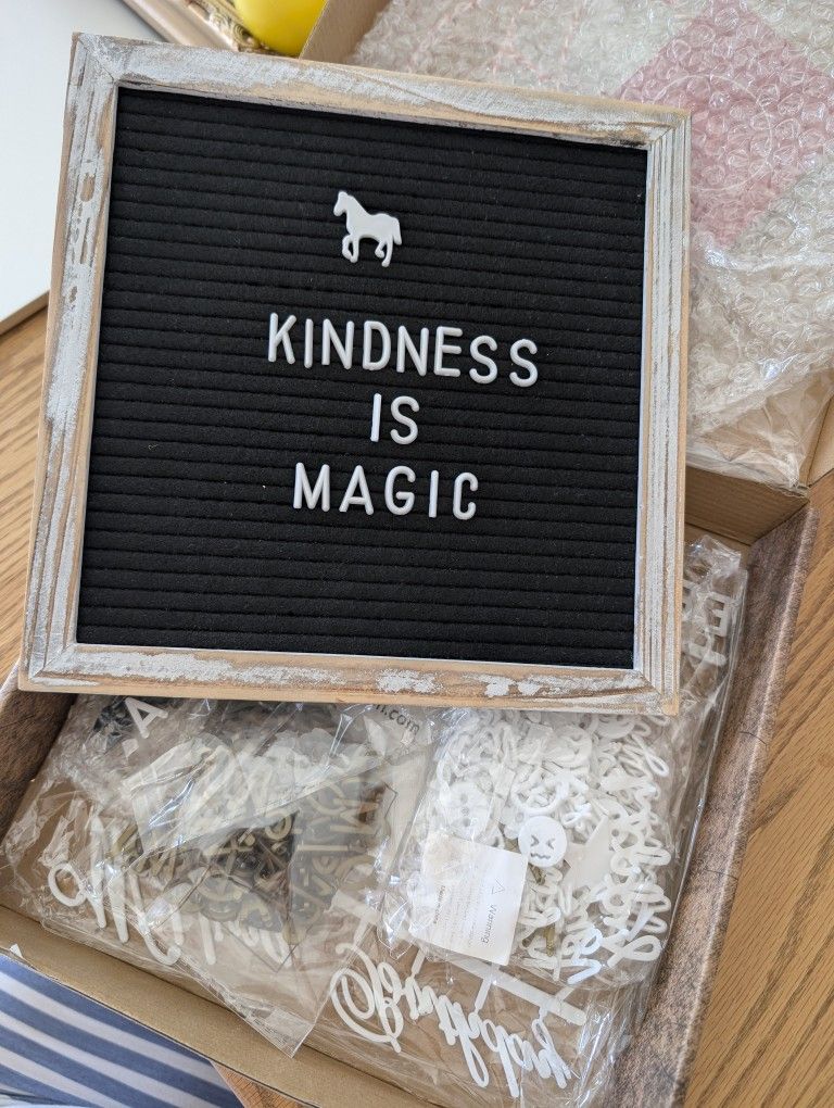 Felt Letter Sign Board