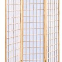 Carrie 3-Panel Room Divider Folding Shoji Screen Natural