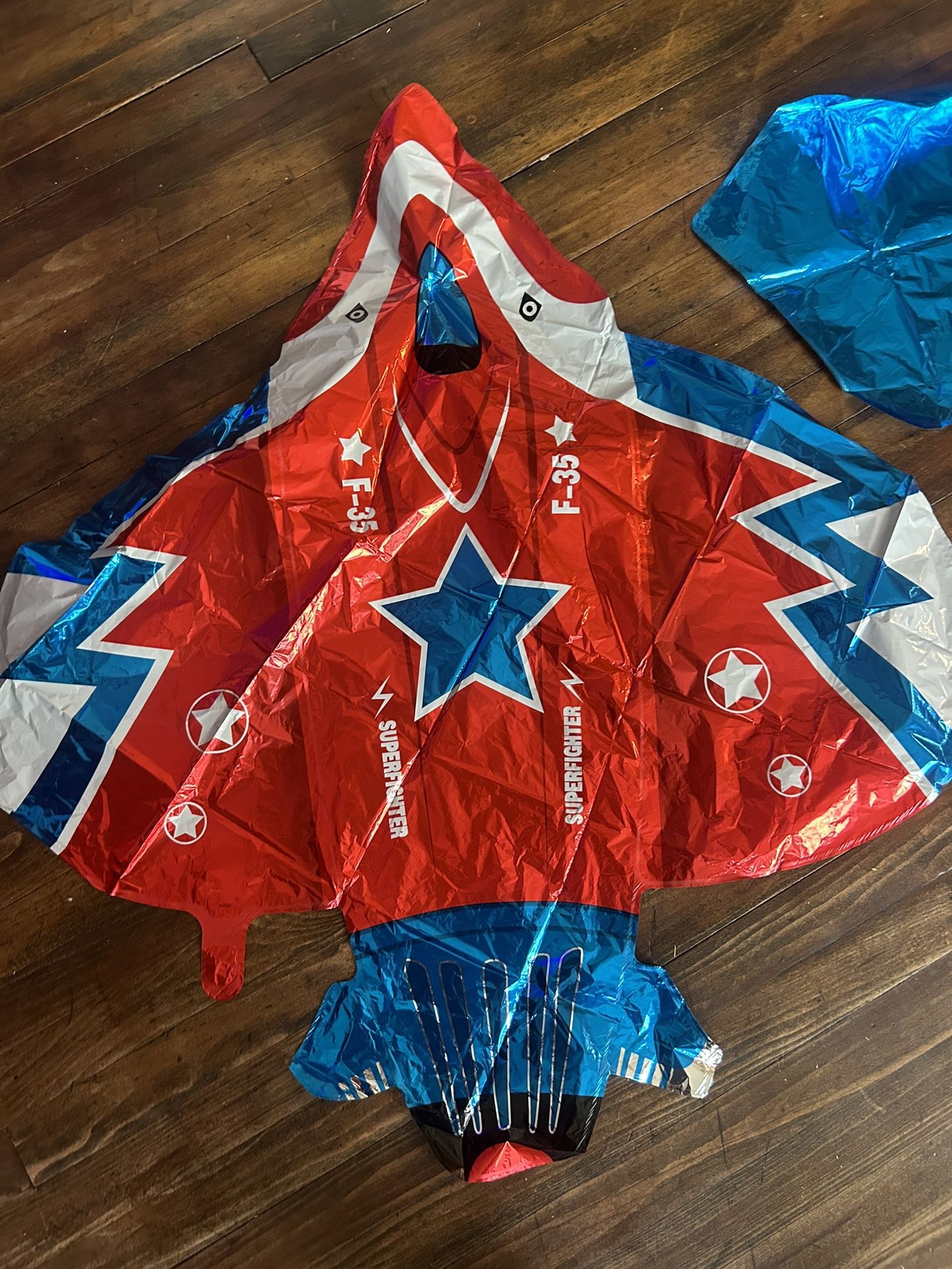 Happy Birthday Banner With Rocket Foil Balloons