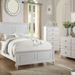 New White Queen Bedroom Set 