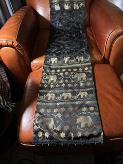 Throw With Elephants Silk