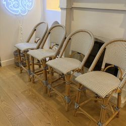 Set Of 4 Serena and Lilly Counter stools 