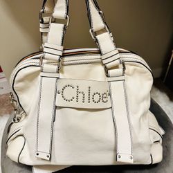 Chloe Studded Patsy Leather Tote
