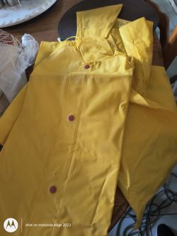XL Rain Suit Pants And Jacket Set Heavy Duty