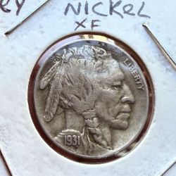 1931 S Buffalo Nickel Five Cent