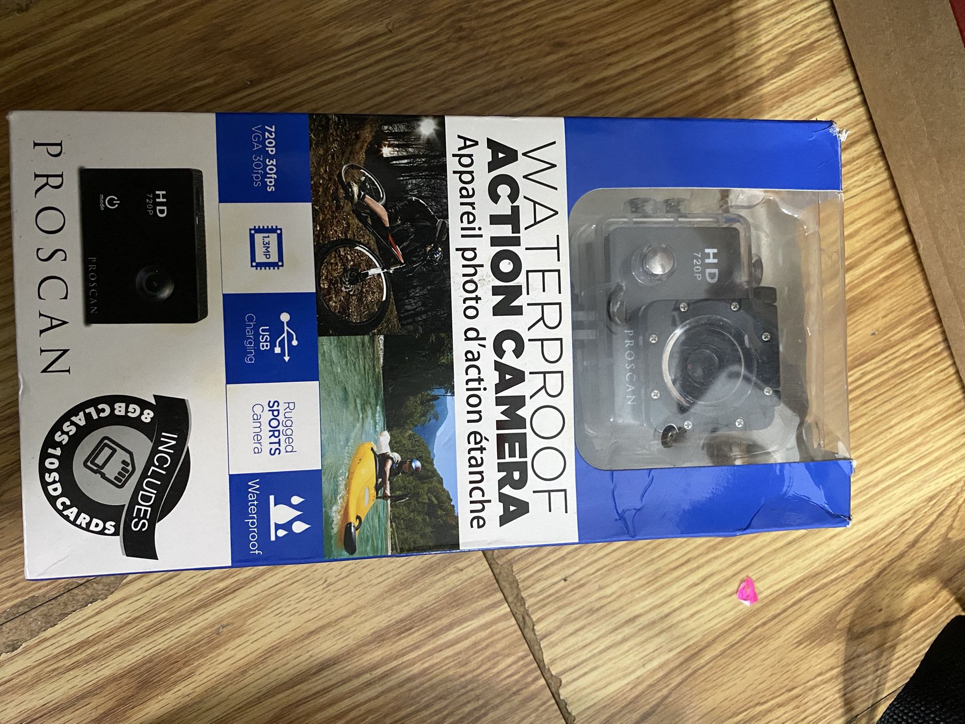 Lot Action Cameras with accessories universal in use with Other Brands