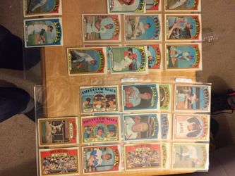 1972 Topps Baseball Cards Lot