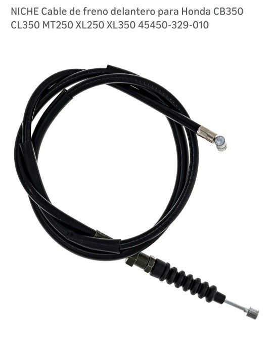 NICHE Front brake cable for Honda CB350 CL350 MT250 XL250 XL(contact info removed)0-329-010