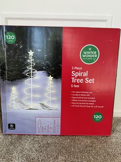 3 Piece Spiral tree set