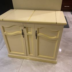 French Provincial Vintage 1970 Storage/Bar Cabinet 