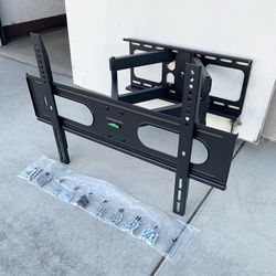 (NEW) $39 Large TV Wall Mount for 37-75 Inches, Full Motion Swivel Tilt VESA 600x400mm, Max 110 lbs