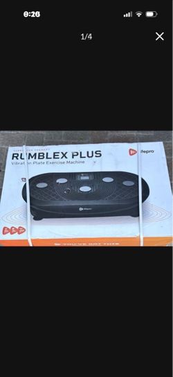 LifeproRUMBLEX Plus Exercise Plate Black New