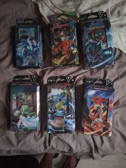 6 sealed pokemon decks