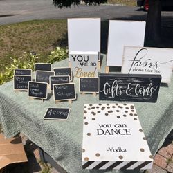 Wedding & Party Signage Decor 