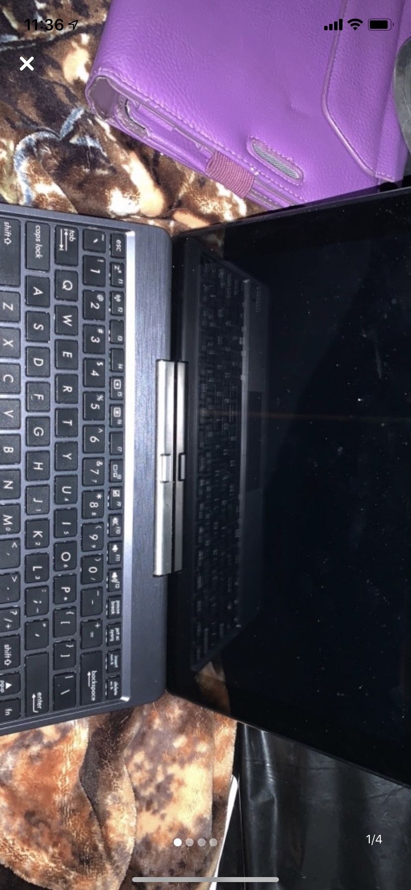 Asus laptop with case