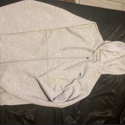 Grey Lacoste Hoodie