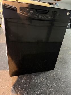 GE Eterna Series Built-In Dishwasher Black