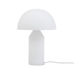 Brightech Venus Dimmable White Frosted Glass Table Lamp MCM Contemporary Décor NEW