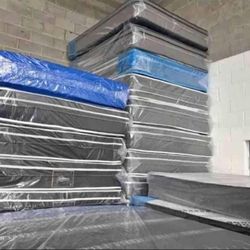 Today Delivery !! > Mattress and box Spring and metal frame available
