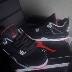 Brand new size 10.5 jordan retro bred 4s