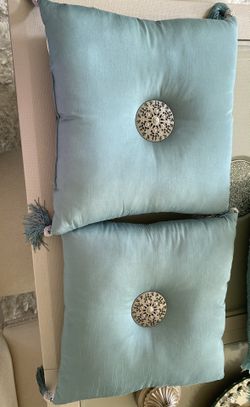 3 piece set for couch and bed (blue)