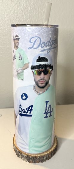 Bad Bunny Dodger Baseball Cup Tumbler