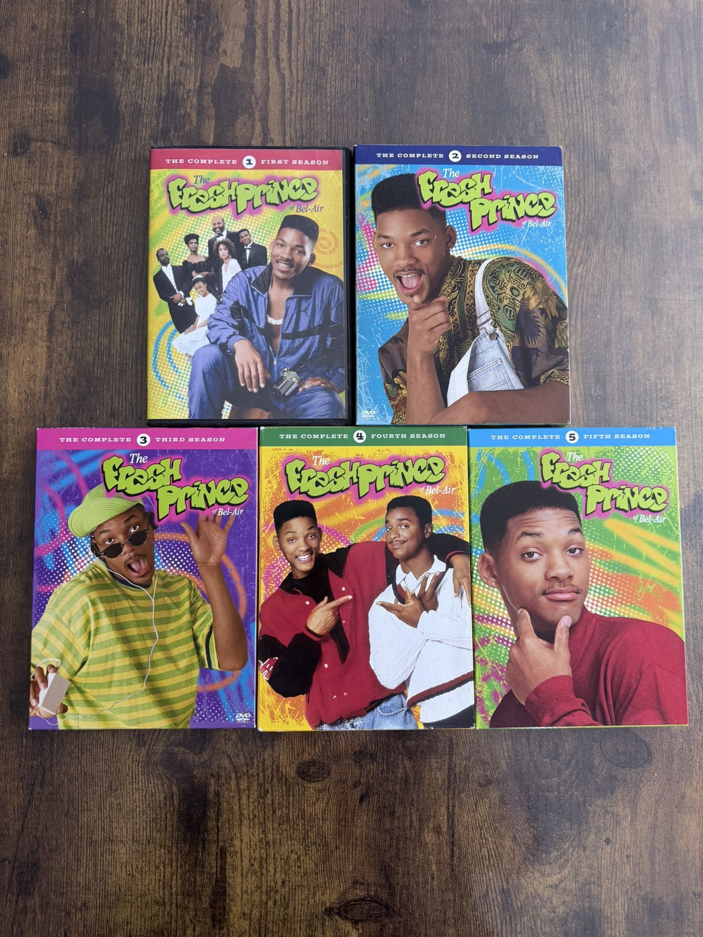 The Fresh Prince Of Bel-Air - TV Series, Seasons 1-5 (DVD Set, 1990-95)