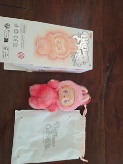 POP MART Big Into Energy "The Monsters" Blind Box Plush Keychain – Pink Bunny – NEW