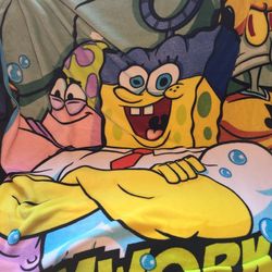 SpongeBob Blanket And Sleeping Bag 2 Pieces