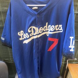Los Ángeles Dodgers jersey size XL adult