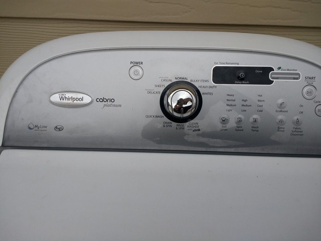 Whirlpool Cabrio Platinum Washer for Sale in Chandler, AZ OfferUp