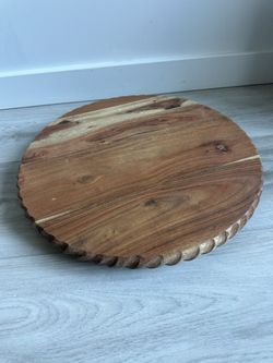 Wooden Lazy Susan Tray
