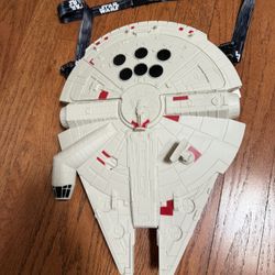 Title: “Disney Parks Millennium Falcon Popcorn Bucket - Light Up, Never Used, Tag Included”  Description: “This is a brand new, never used Disney Mill