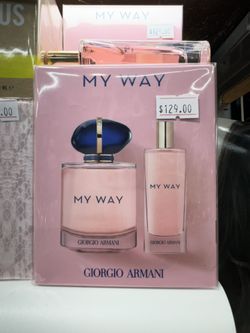 Brand New Sealed Giorgio Armani My Way Parfum 3.0 Oz Travel Set 2pcs On Sale Perfumes And Colognes