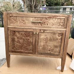 New  36” Bathroom Vanity Free Stand, Solid Wood Cabinet. Open Box Made In India.