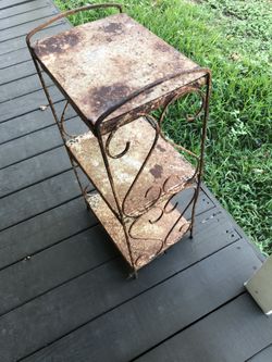 Small vintage shabby chic shelf