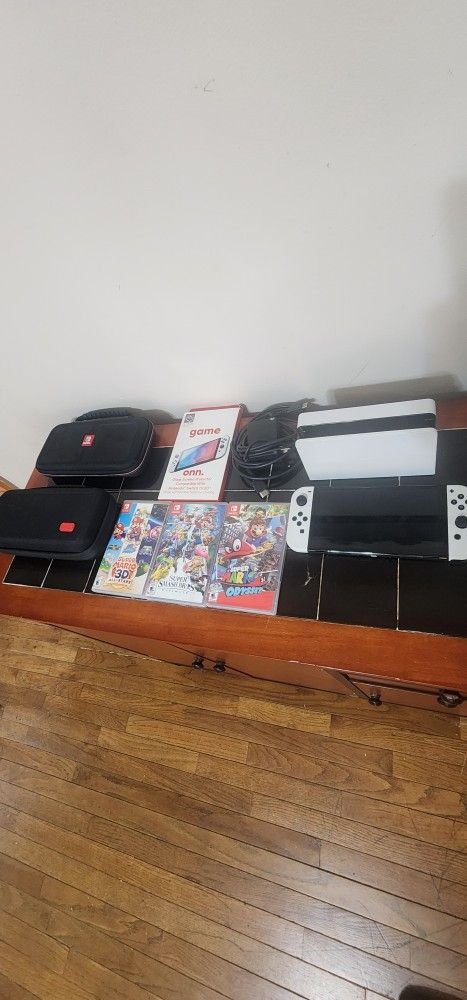 Switch 1 OLED W/ Games And Accessories